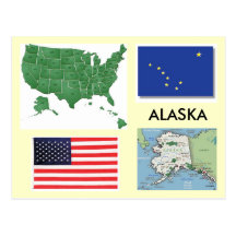 L'Alaska, Etats-Unis Cartes Postales