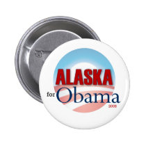 L'Alaska pour Obama badges publicitaires