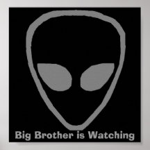l'alien, frère observe poster