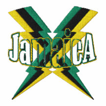 L'allégement de drapeau de la Jamaïque boulonne le