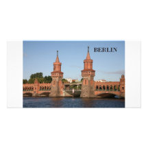L'Allemagne Berlin Oberbaumbrucke (St.K.) Cartes De Vœux Avec Photo