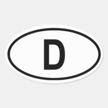L'Allemagne "D " Adhésif