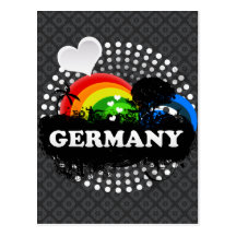 L'Allemagne fruitée mignonne Cartes Postales