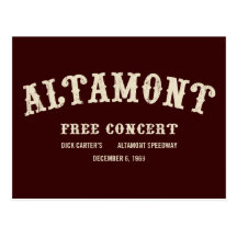 l'altamont libèrent le concert cartes postales