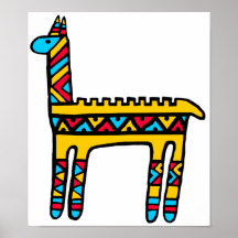 Lama-couleurs Posters
