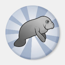 Lamantin mignon magnets