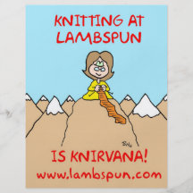 lambspun de knirvana de tricot prospectus personnalisés