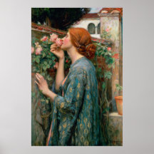 L'âme du rose - John William Waterhouse Affiche