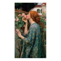 L'âme du rose - John William Waterhouse Cartes De Visite Professionnelles