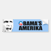 L'AMERIKA D'OBAMA AUTOCOLLANT POUR VOITURE