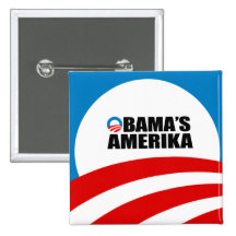 L'AMERIKA D'OBAMA BADGES AVEC AGRAFE