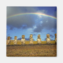 L'Amérique du Sud, Chili, île de Pâques. Le plein Magnets
