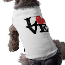 L'amour a ajusté l'empreinte florale manteaux pour chien