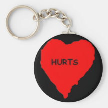 L'amour blesse le coeur - Keychain Porte-clef