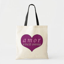L'amour d'Amor Vincit Omnia conquiert tout le jour Sacs