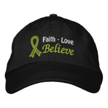 L'amour de foi de lymphome croient casquettes brodées