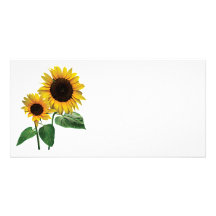 L'amour d'une maman de tournesol cartes avec photo