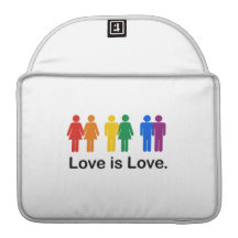 L'amour est amour housse MacBook pro