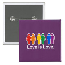 L'AMOUR EST BASIC D'AMOUR BADGES AVEC AGRAFE