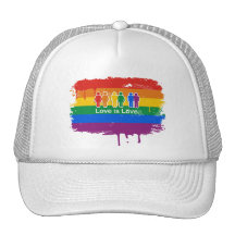 L'AMOUR EST BASIC D'AMOUR CASQUETTES DE CAMIONNEUR