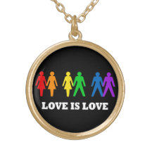 L'amour est collier d'argent sterling d'amour
