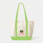 L'amour est comme un sac de toile de fleur - custo