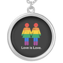 L'AMOUR EST LE COUPLE LESBIEN D'AMOUR - .PNG PENDENTIF