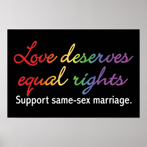 L'amour mérite l'égalité des droits posters