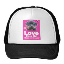 L'amour ne distingue pas - le chapeau noir de cami casquettes
