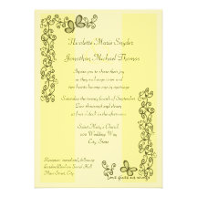 L'amour nous donne des ailes cartons d'invitation
