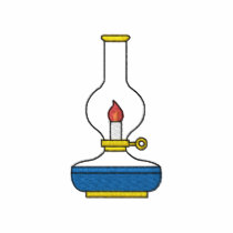 Lampe de kérosène polos brodés