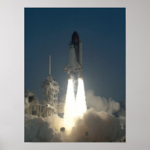 Lancement de la découverte de navette spatiale (ST Affiche