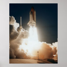 Lancement de l'effort de navette spatiale (STS-77) Poster