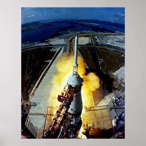 Lancement des premiers hommes à la lune - Apollo 1 Posters