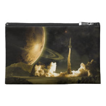 Lancement vintage de l'espace trousse de voyage