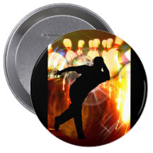 Lanceur avec l'explosion de grève badges