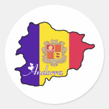 L'Andorre fraîche Autocollants