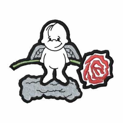 L'ange avec s'est levé