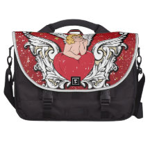 L'ange s'envole le ~ Girly rouge, blanc et noir de