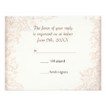 L'anglais antique s'est levé - carte de réponse de cartons d'invitation
