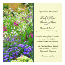 L'anglais fait du jardinage faire-part de mariage