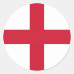 L'ANGLETERRE AUTOCOLLANT ROND