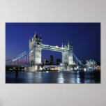 L'Angleterre, Londres, pont 3 de tour Affiche