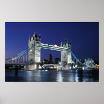 L'Angleterre, Londres, pont 3 de tour Affiche