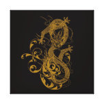 L'année chinoise du dragon 2012 toile tendue sur châssis