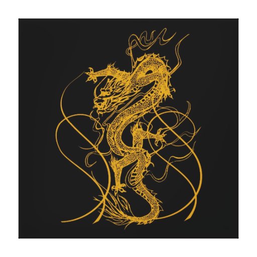 L'année chinoise du dragon 2012 toiles tendues