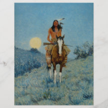 L'annexe 1909 de Frederic Remington Prospectus Personnalisés