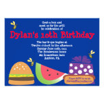 L'anniversaire de Barre-b-Que gaffent l'invitation