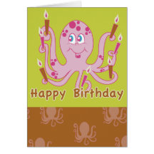l'anniversaire de l'enfant carte de vœux