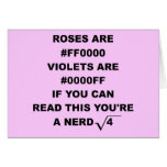 L'anniversaire nerd ou l'amour G de Valentine de g Cartes De Vœux